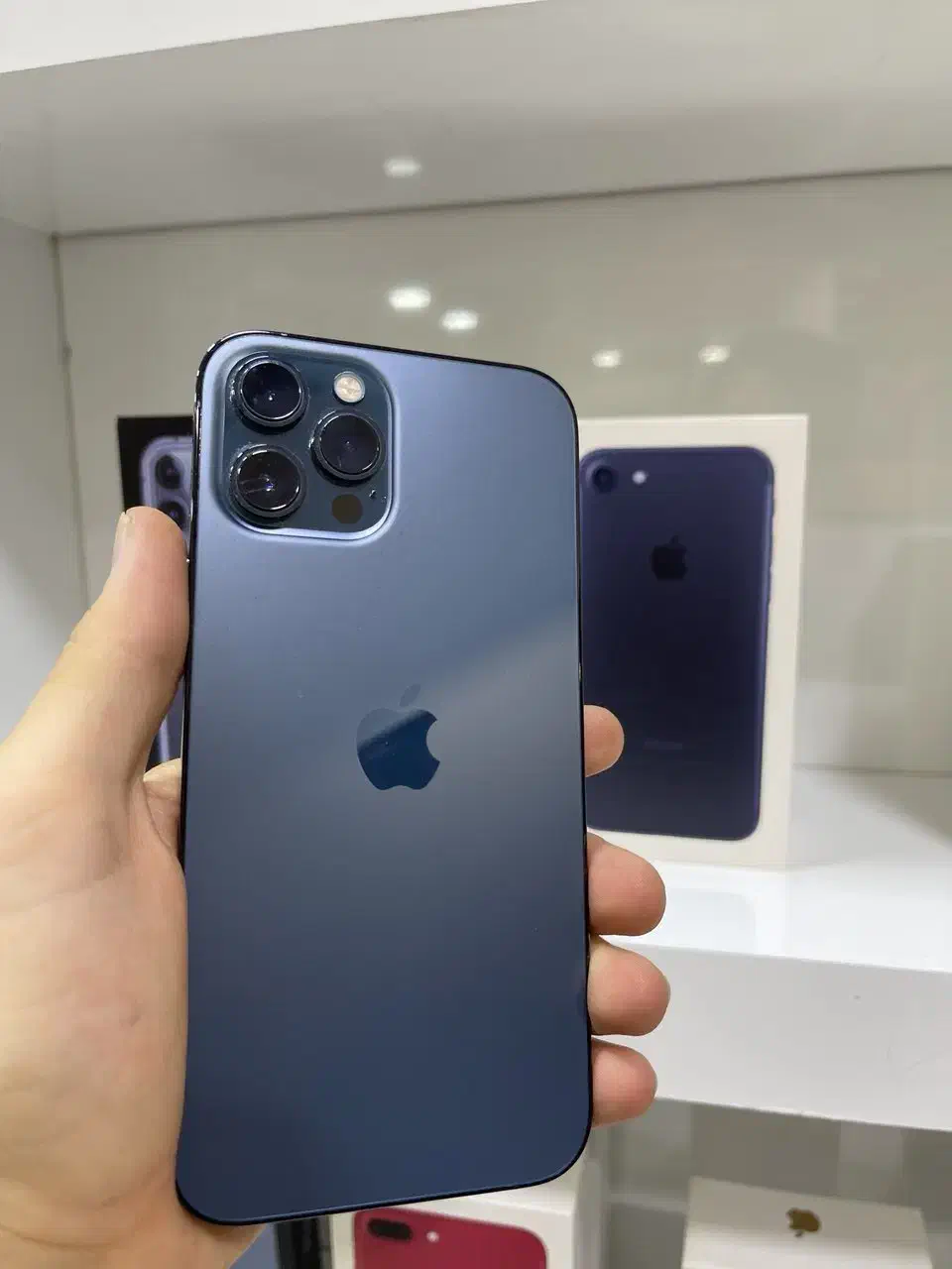 گوشی اپلiPhone 12Promax 256G ZA/Aآبی دوسیم|موبایل|قزوین, |دیوار