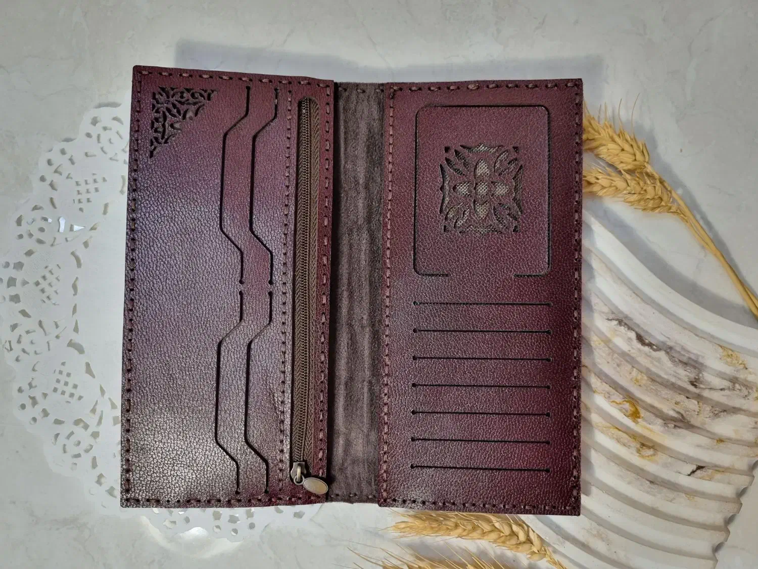 کیف پول چرم زنانه|کیف، کفش، کمربند|کاشان, شهرک امیرالمومنین|دیوار