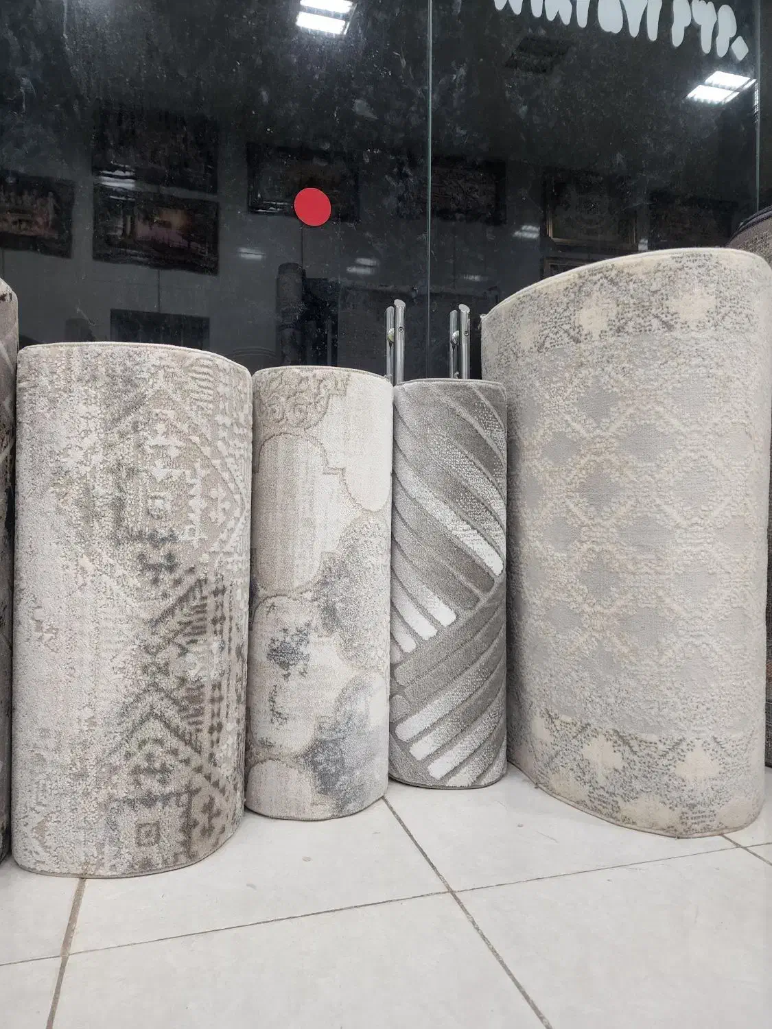 انواع گلیم و گبه کناره فرش برشی گلیم فرش طاقه ای|گلیم، جاجیم، گبه|کاشان, مزرعه نو|دیوار