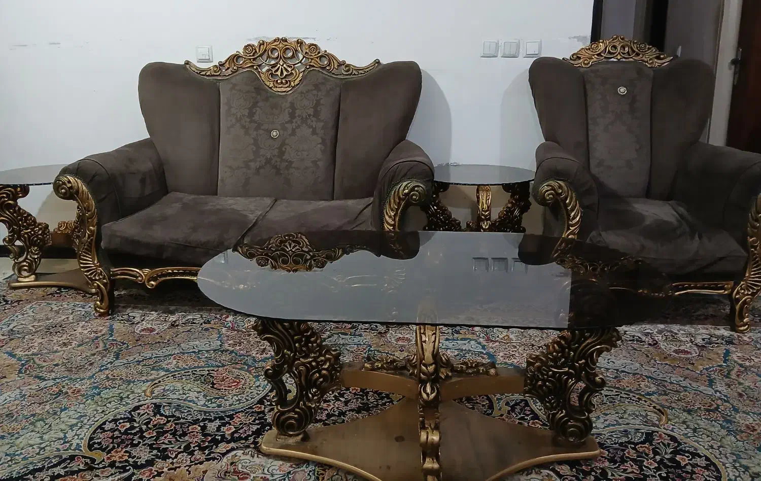 مبل هفت نفره کارکرده|مبلمان خانگی و میز عسلی|پردیس, فاز ۳|دیوار