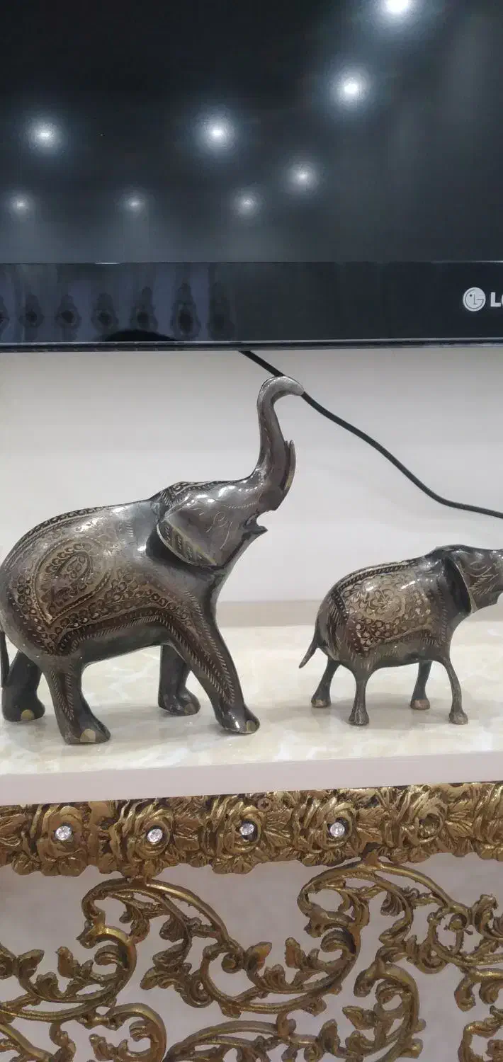 فیل برنز هندی|مجسمه، تندیس، ماکت|سنندج, |دیوار