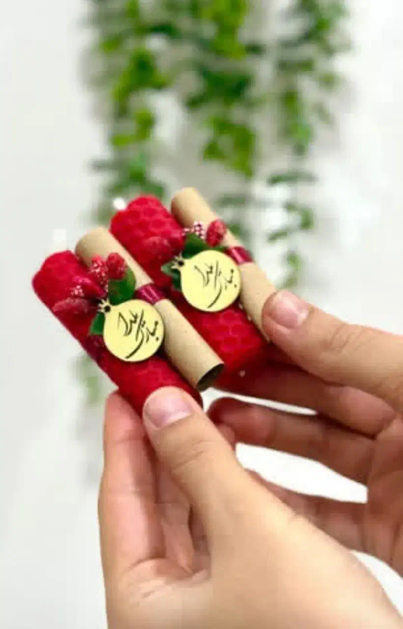 شمع یلدایی|صنایع دستی و سایر لوازم تزئینی|قم, دانش|دیوار