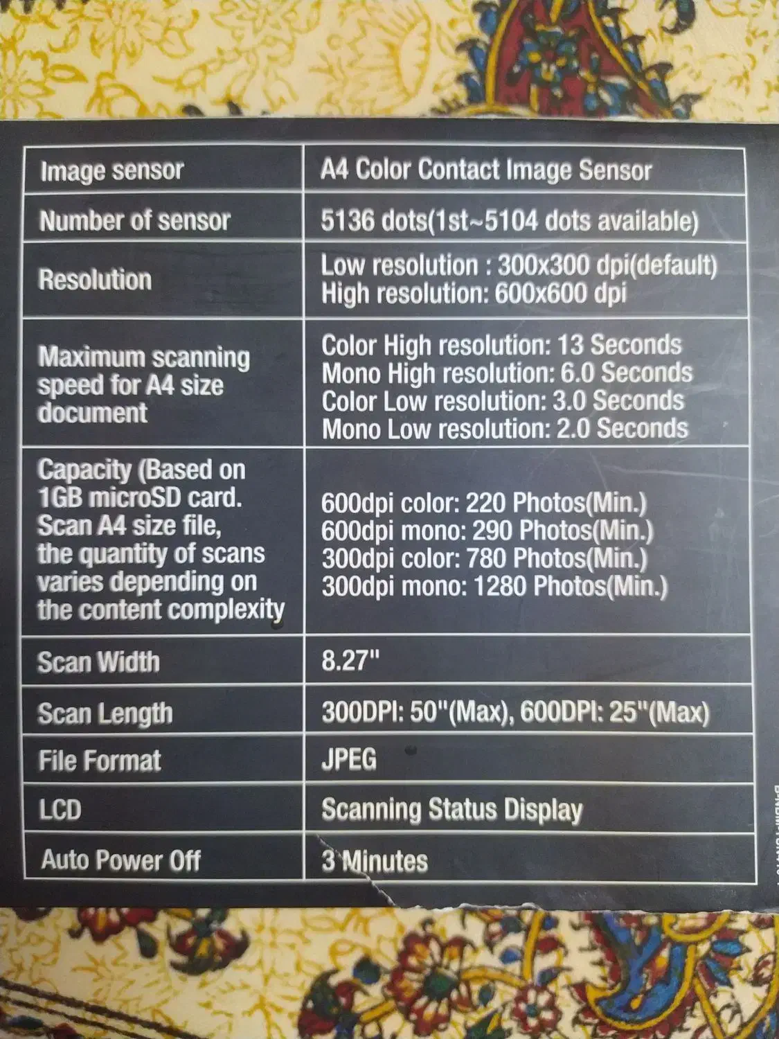 اسکنر دستی(قابل حمل پرتابل زی|پرینتر، اسکنر، کپی، فکس|تهران, فلاح|دیوار