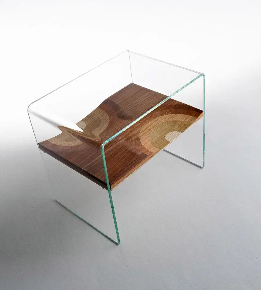 ست میز عسلی شیشه خم ۳ تکه|مبلمان خانگی و میز عسلی|باغستان, |دیوار