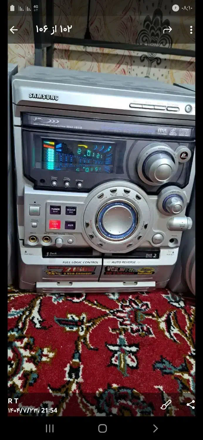 رادیو ضبط سامسونگ ۲۱۰۰وات|سیستم صوتی خانگی|کاشان, راوند|دیوار
