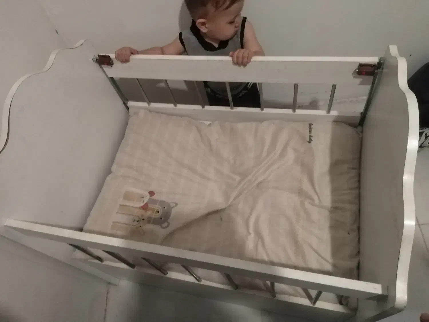 تخت کنار مادر مانند گهواره هم میشه|تخت و صندلی بچه|مشهد, نوید|دیوار