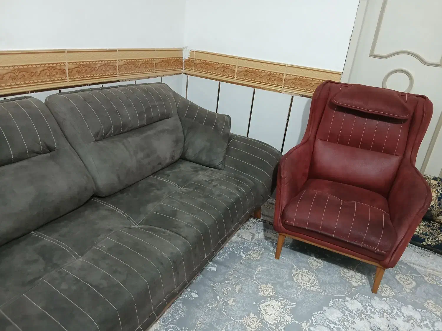 فروش  مبل تختشو۸نفره  درتاکستان|مبلمان خانگی و میز عسلی|تاکستان, |دیوار