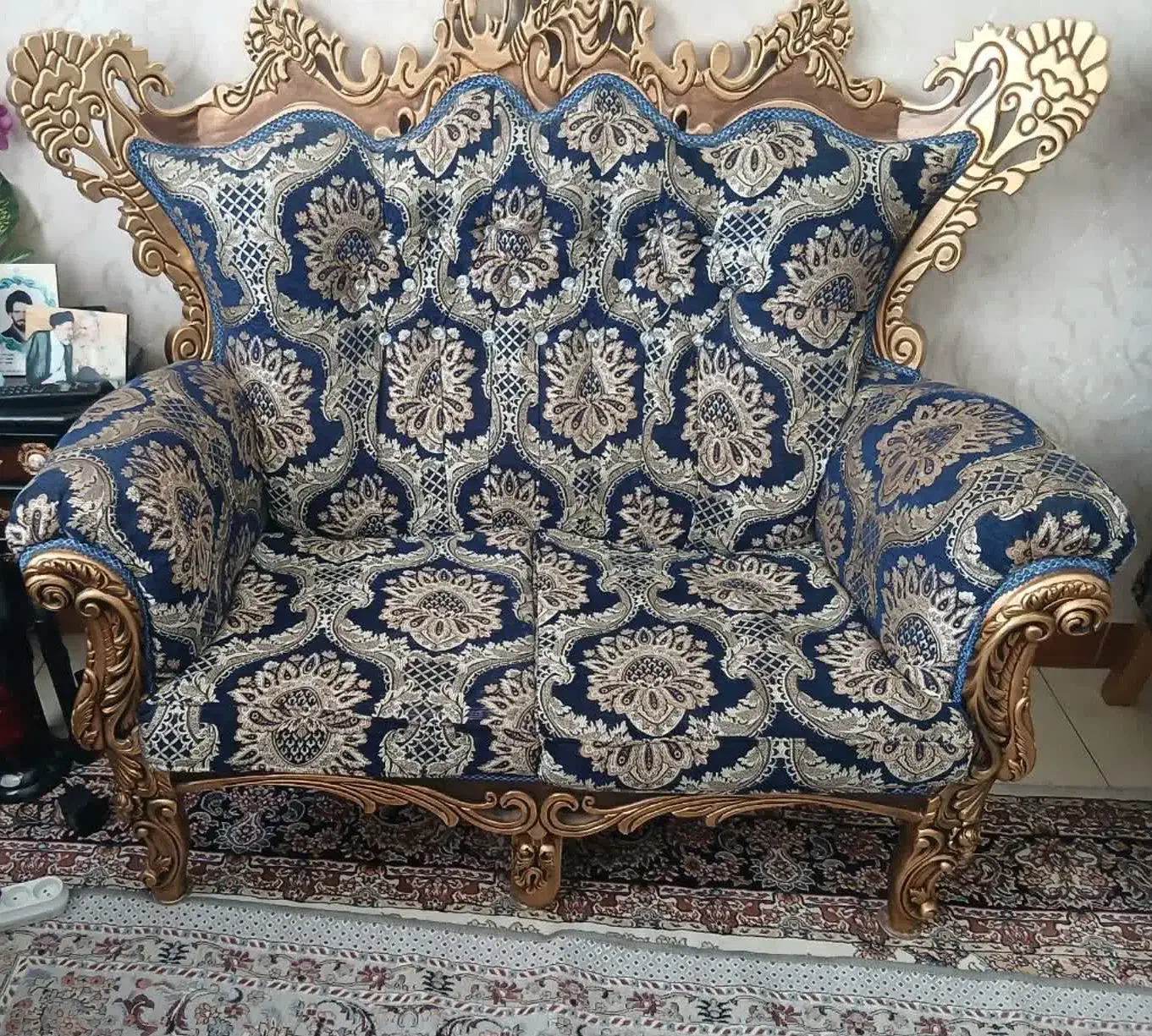 مبل استیل سلطنتی|مبلمان خانگی و میز عسلی|تهران, والفجر (افسریه)|دیوار