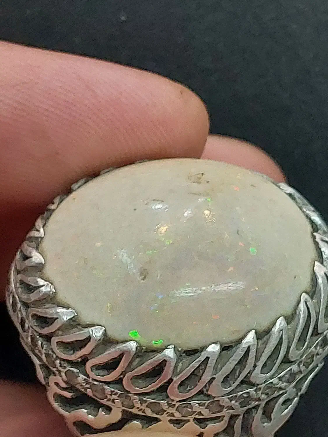 انگشتر اوپال رکاب خط|زیورآلات و اکسسوری|قم, وادی السلام|دیوار