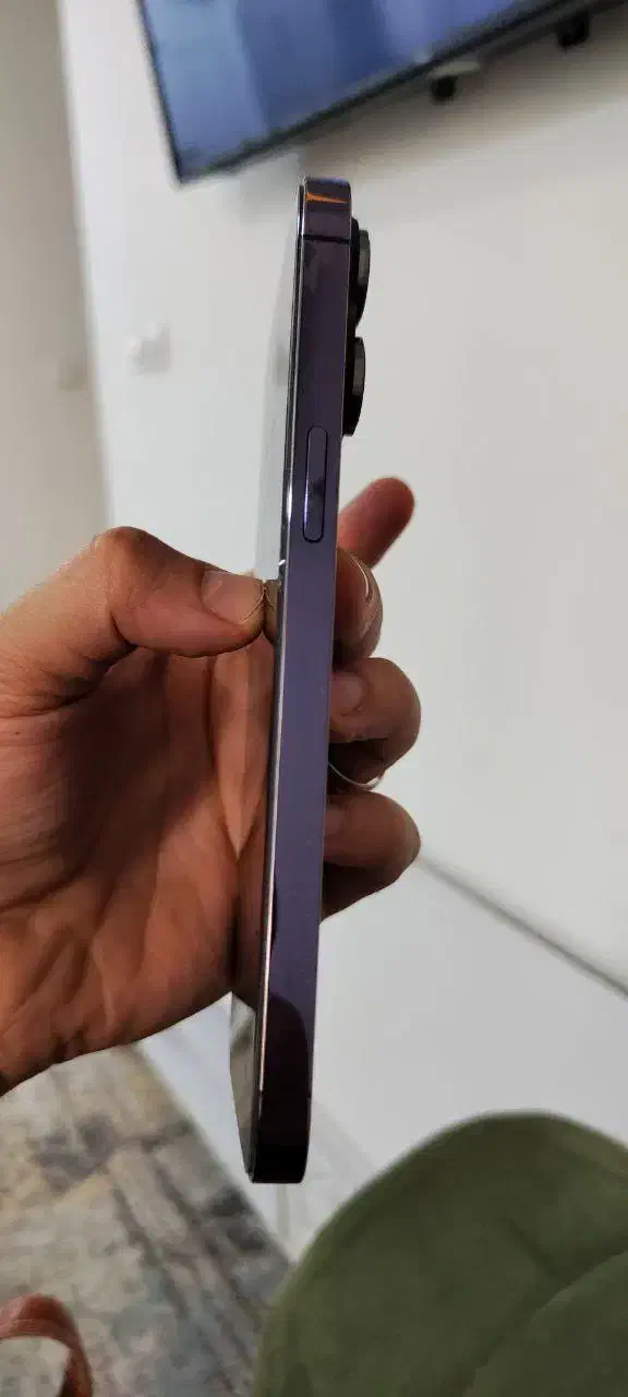 فروش آیفون 14 پرومکس بنفش در حد نو|موبایل|کرج, کیانمهر|دیوار