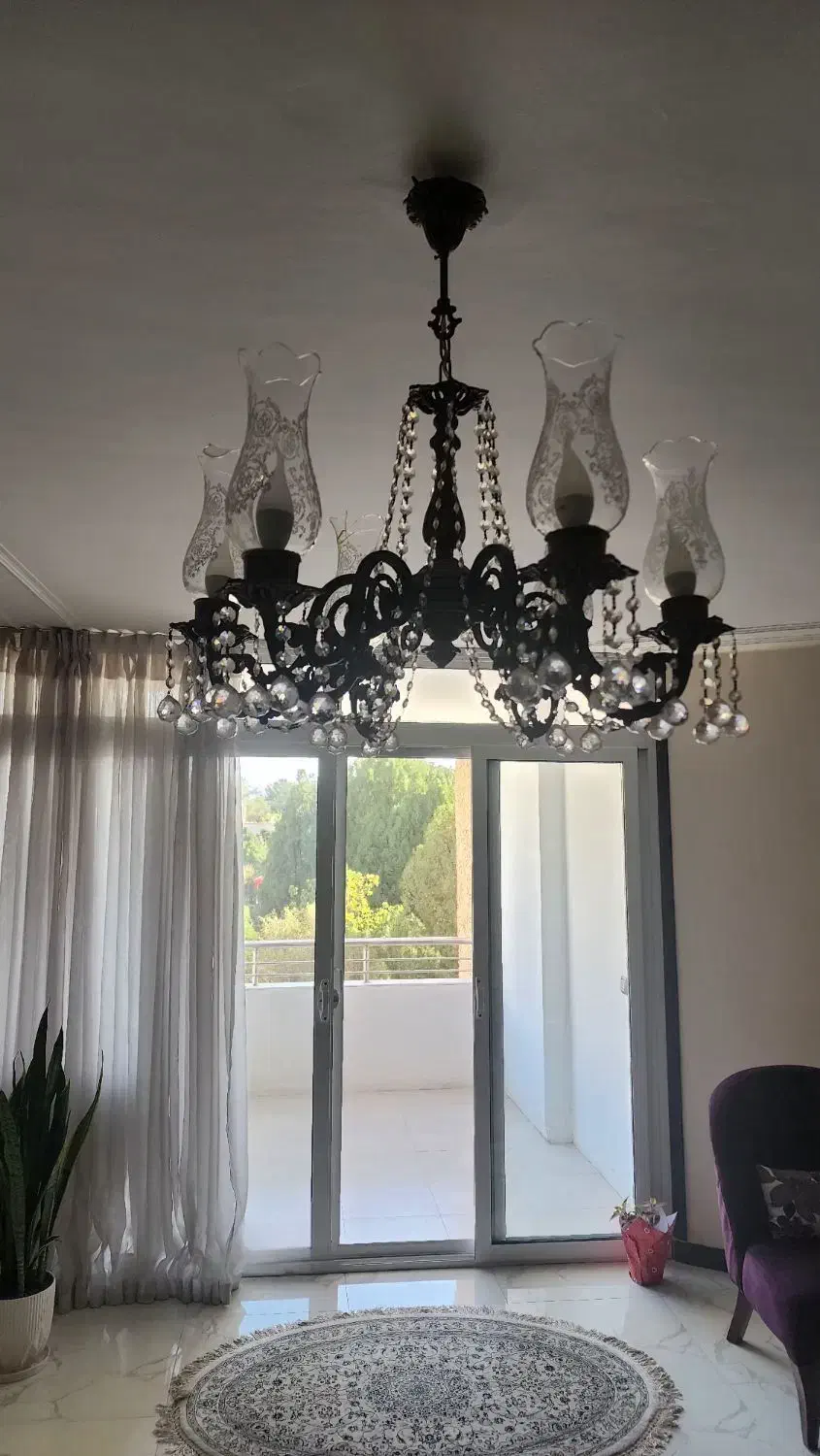 لوستر برنز|لوستر و چراغ آویز|اصفهان, خانه اصفهان|دیوار