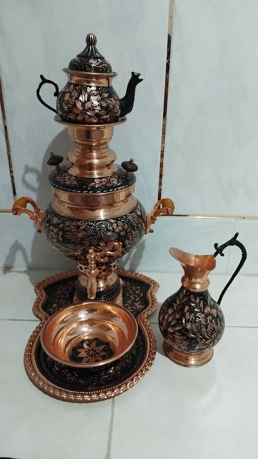 سماور مسی|سماور، چایساز، قهوهساز|شاهینشهر, گرگاب|دیوار