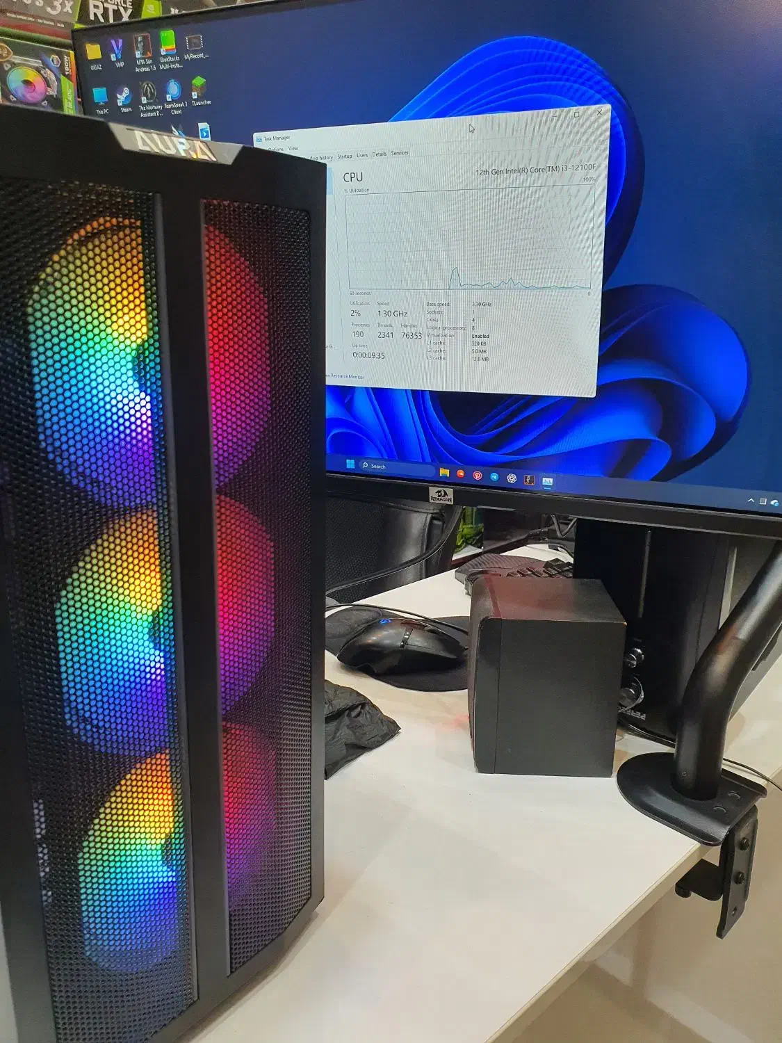 کامپیوتر گیمینگ با گرافیک انویدیا|رایانه رومیزی|ملایر, |دیوار