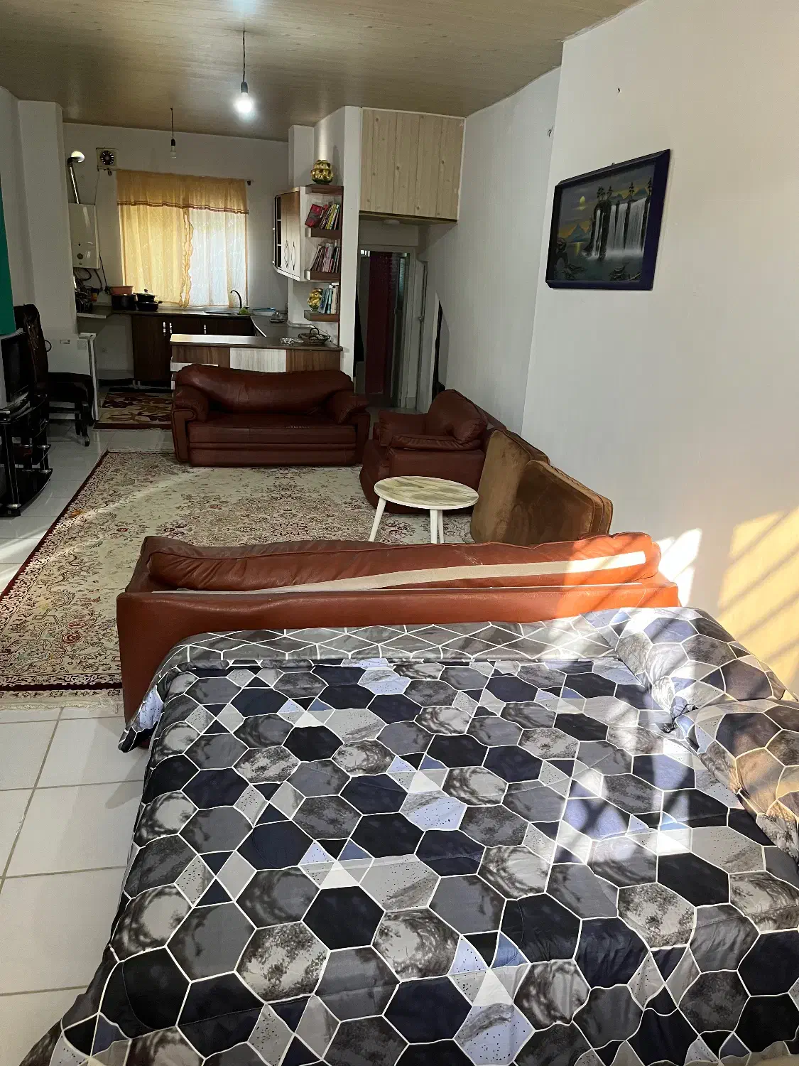 سوئیت ۶۰ متری همکف|اجارهٔ کوتاه‌مدت آپارتمان و سوئیت|محمودآباد, |دیوار