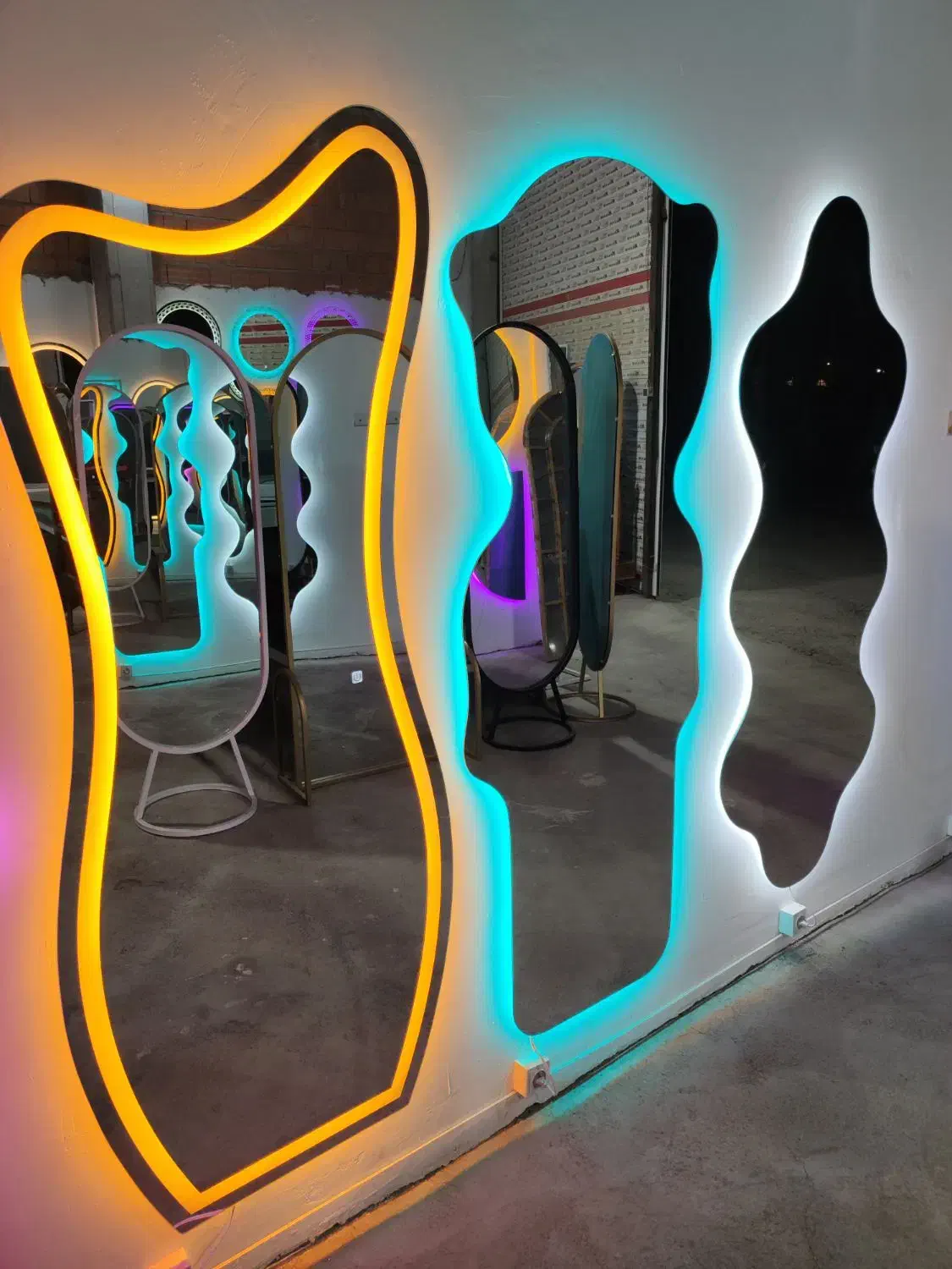 آینه قدی بکلایت لمسی دیواری|آینه|ارومیه, |دیوار