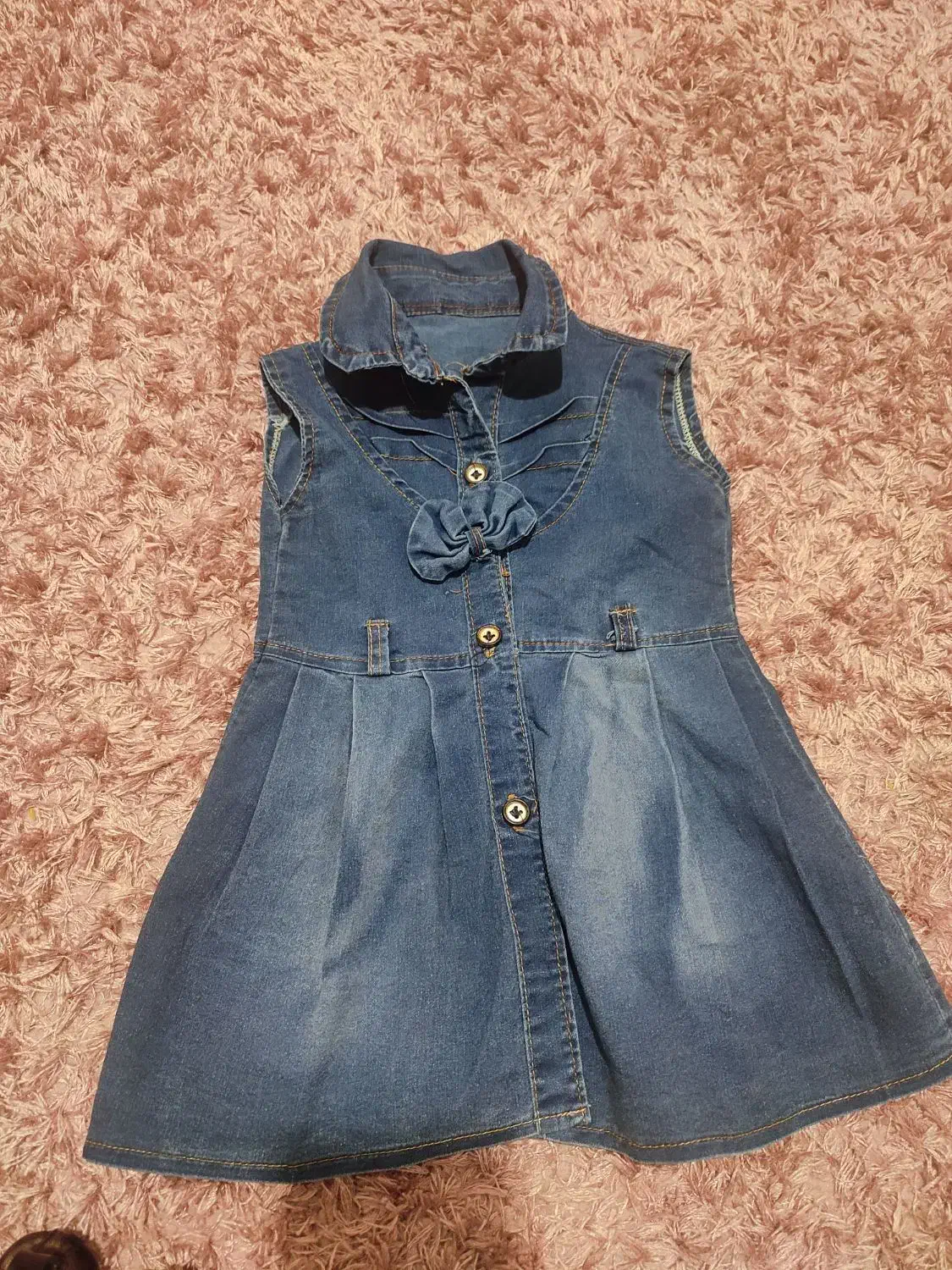 پیراهن دخترونه مناسب حدود یک سال|کفش و لباس بچه|جیرفت, |دیوار