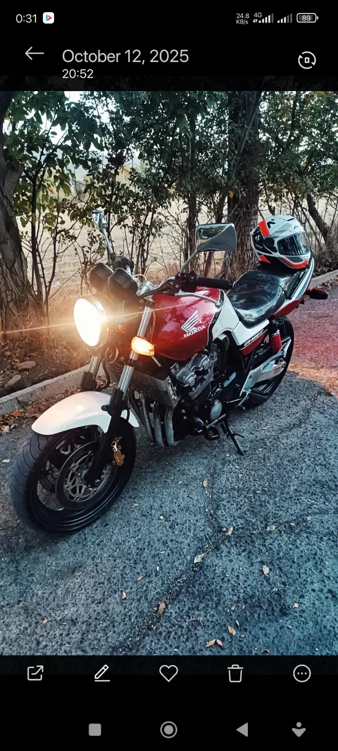 Cb موتور،سی بی،۴۰۰،هندا،سنگین|موتورسیکلت|قروه, |دیوار