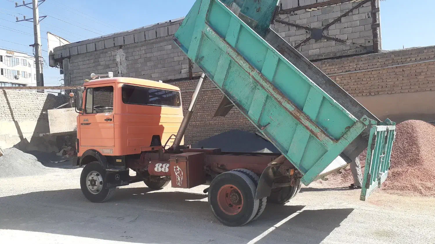 خاور بنز کمپرسی ۶۰۸|خودرو سنگین|ملارد, |دیوار