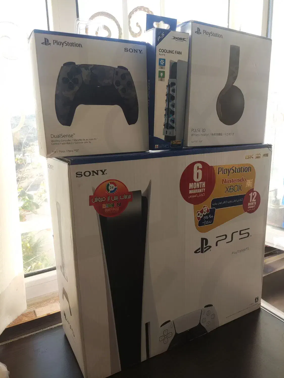 ps5 standard با همه لوازم|کنسول، بازی ویدئویی و آنلاین|رودهن, |دیوار