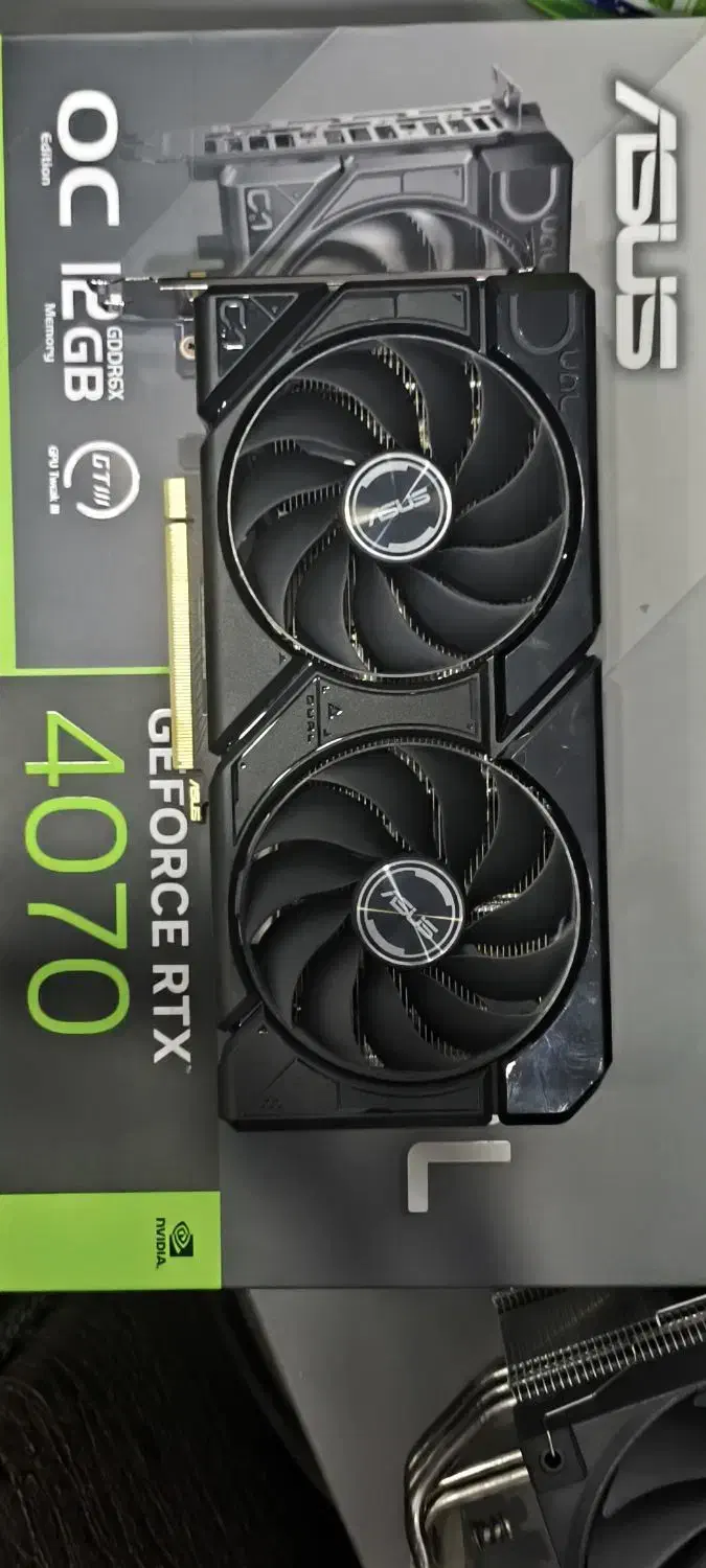 rtx4070درحد نو گارانتی دار|قطعات و لوازم جانبی رایانه|رشت, کاکتوس|دیوار