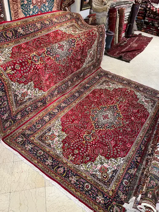 دستبافت ۶ متری طرح کرمان قلم لاکی|فرش|تهران, سعادت‌آباد|دیوار