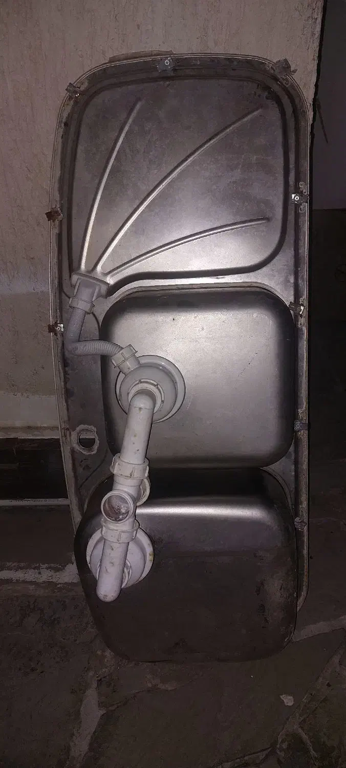 سینک ظرفشویی دوقلو|مصالح و تجهیزات ساختمان|رویان, |دیوار