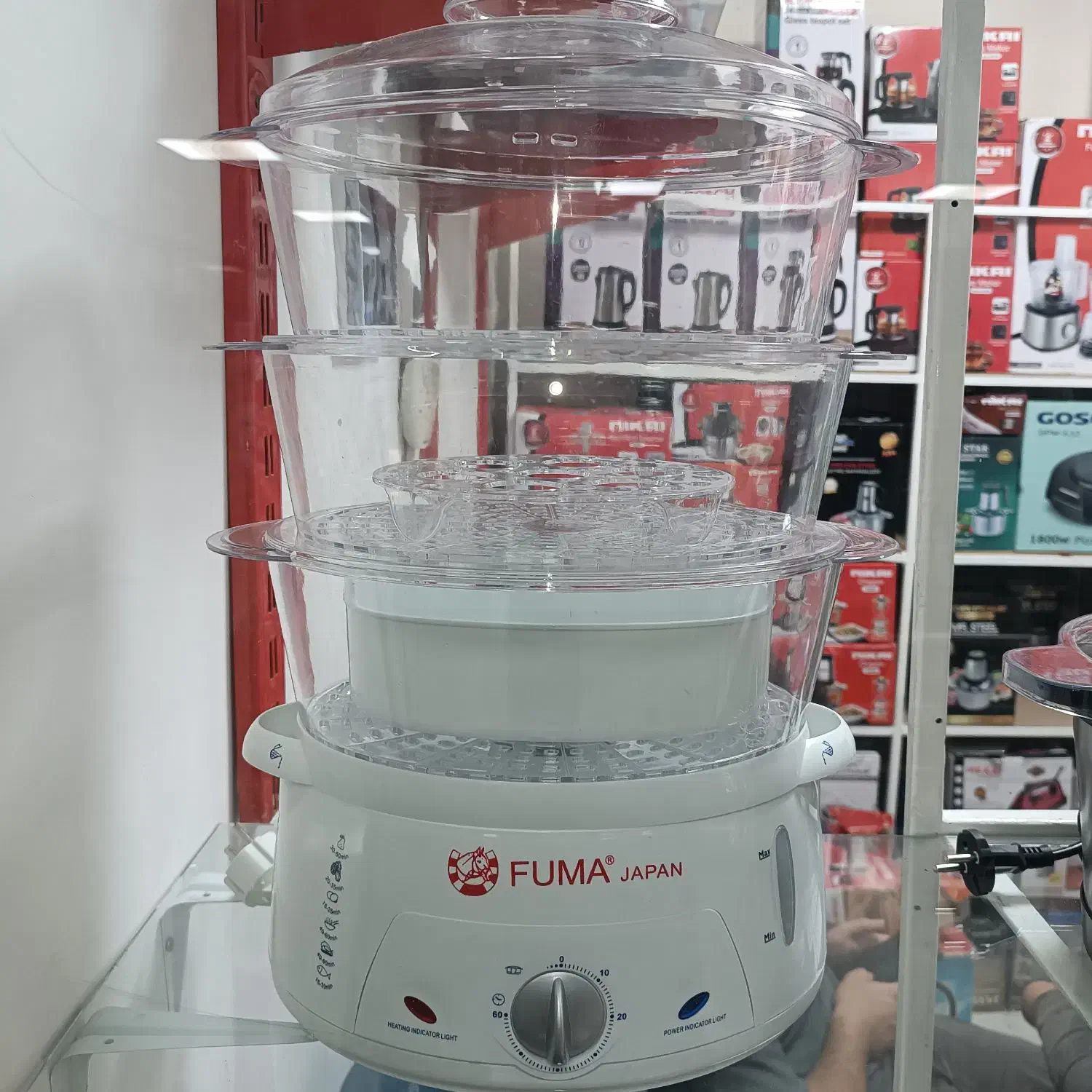 بخارپز ۳طبقه|اجاق گاز و لوازم برقی پختوپز|بهبهان, |دیوار