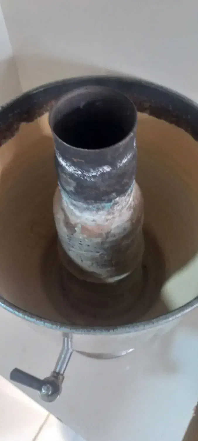 سماورگازی۶لیتری قدیمی جنس برنج سالم سالم|سماور، چایساز، قهوهساز|مشهد, سجادیه|دیوار