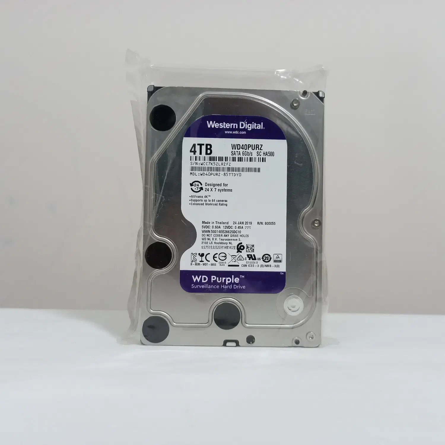 هارد دیسک 4 ترابایت وسترن بنفش|قطعات و لوازم جانبی رایانه|شیراز, عادل آباد|دیوار