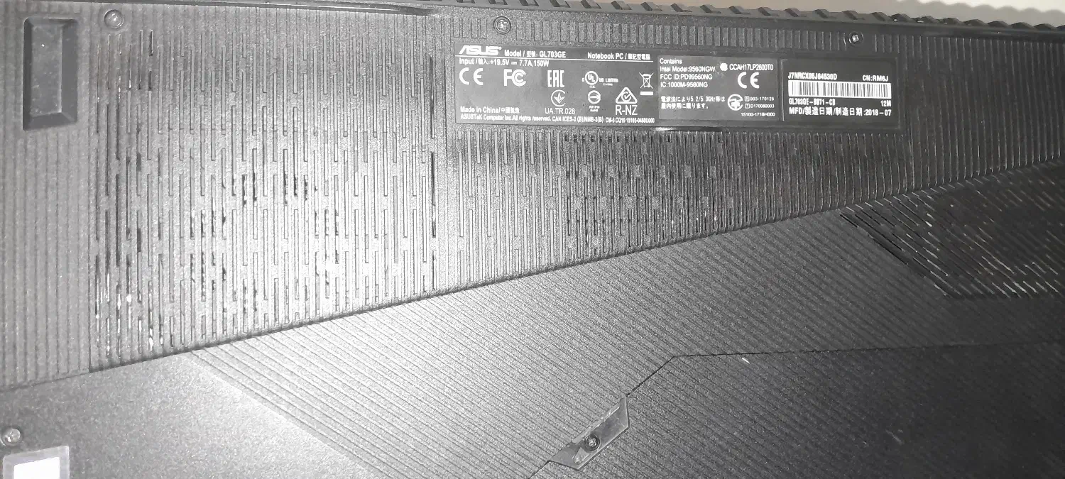 ASUS GAMING GL703 GE|رایانه همراه|تهران, میدان ولیعصر|دیوار