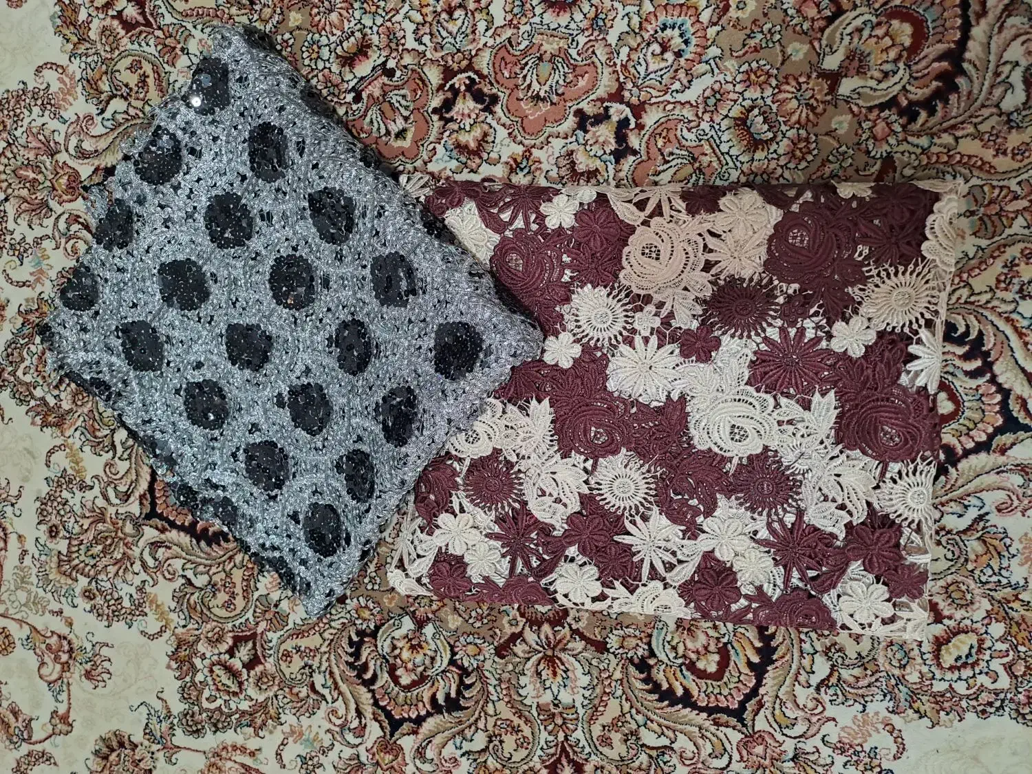 پارچه گیپور|لباس|گرگان, |دیوار