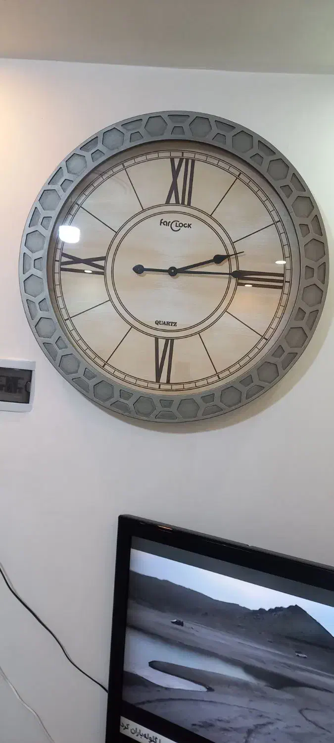 ساعت دیواری چوبی قطر ۸۰|ساعت دیواری و تزئینی|تهران, شهرک ابوذر|دیوار