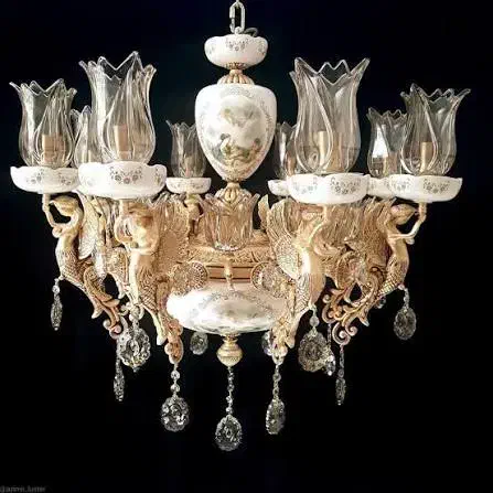 لوستر مدل فرشته تمام اقساطی|لوستر و چراغ آویز|ارومیه, |دیوار