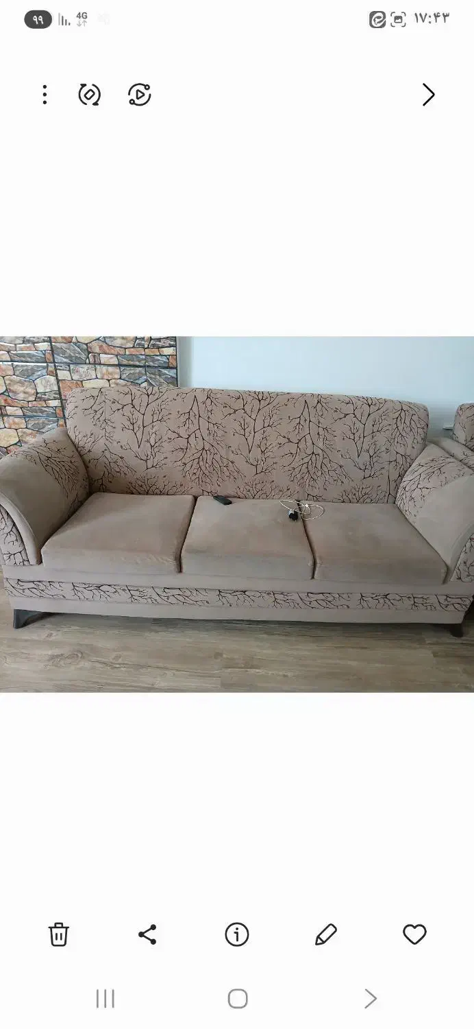 سلام مبل ۴نفر|مبلمان خانگی و میز عسلی|سمنان, |دیوار