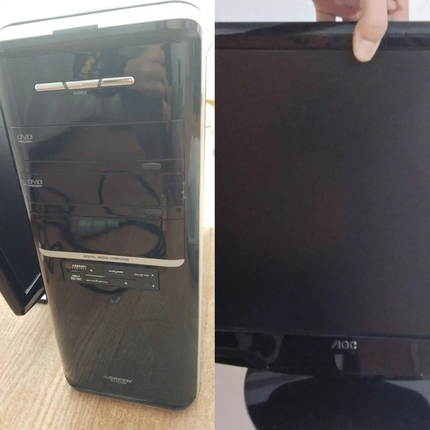 کامپیوتر درحد نوسالم با لوازم و محافظ ولتاژ+ تخفیف|رایانه رومیزی|لواسان, |دیوار