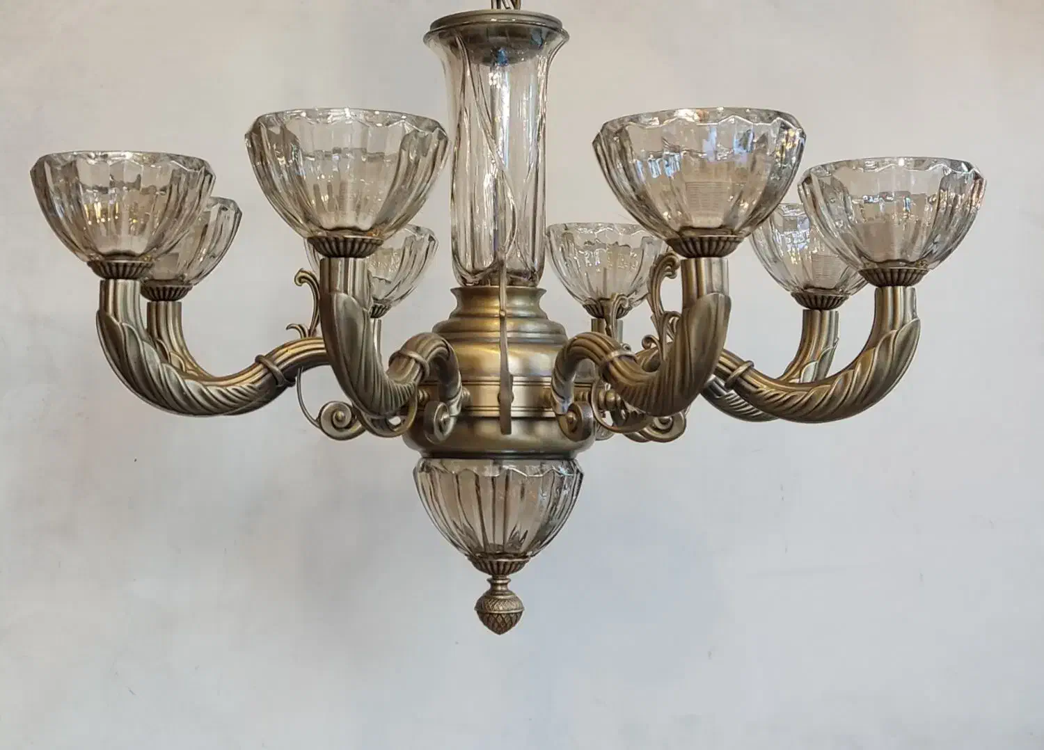 لوستر برنز دایکاست 8شاخه|لوستر و چراغ آویز|تهران, مجیدیه|دیوار