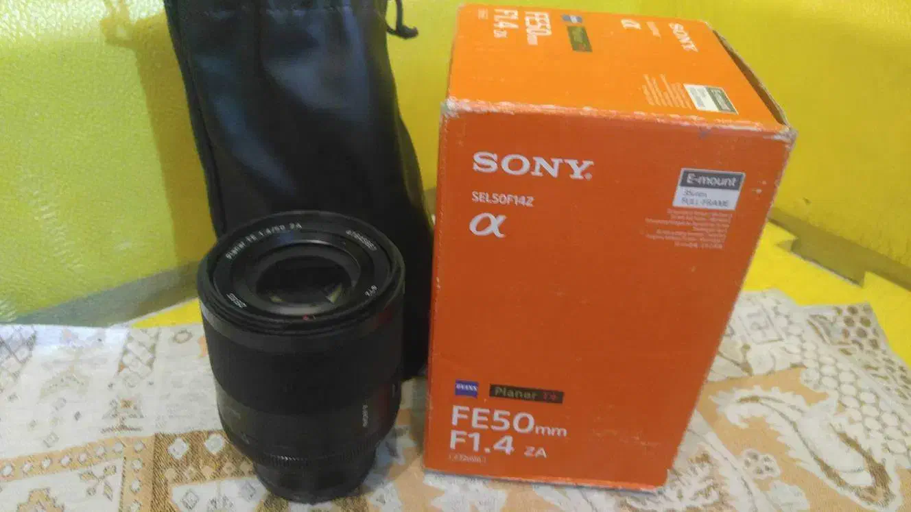 لنز سونی Sony Planar T* FE 50mm f/1.4 ZA|دوربین عکاسی و فیلم‌برداری|تهران, کاج|دیوار