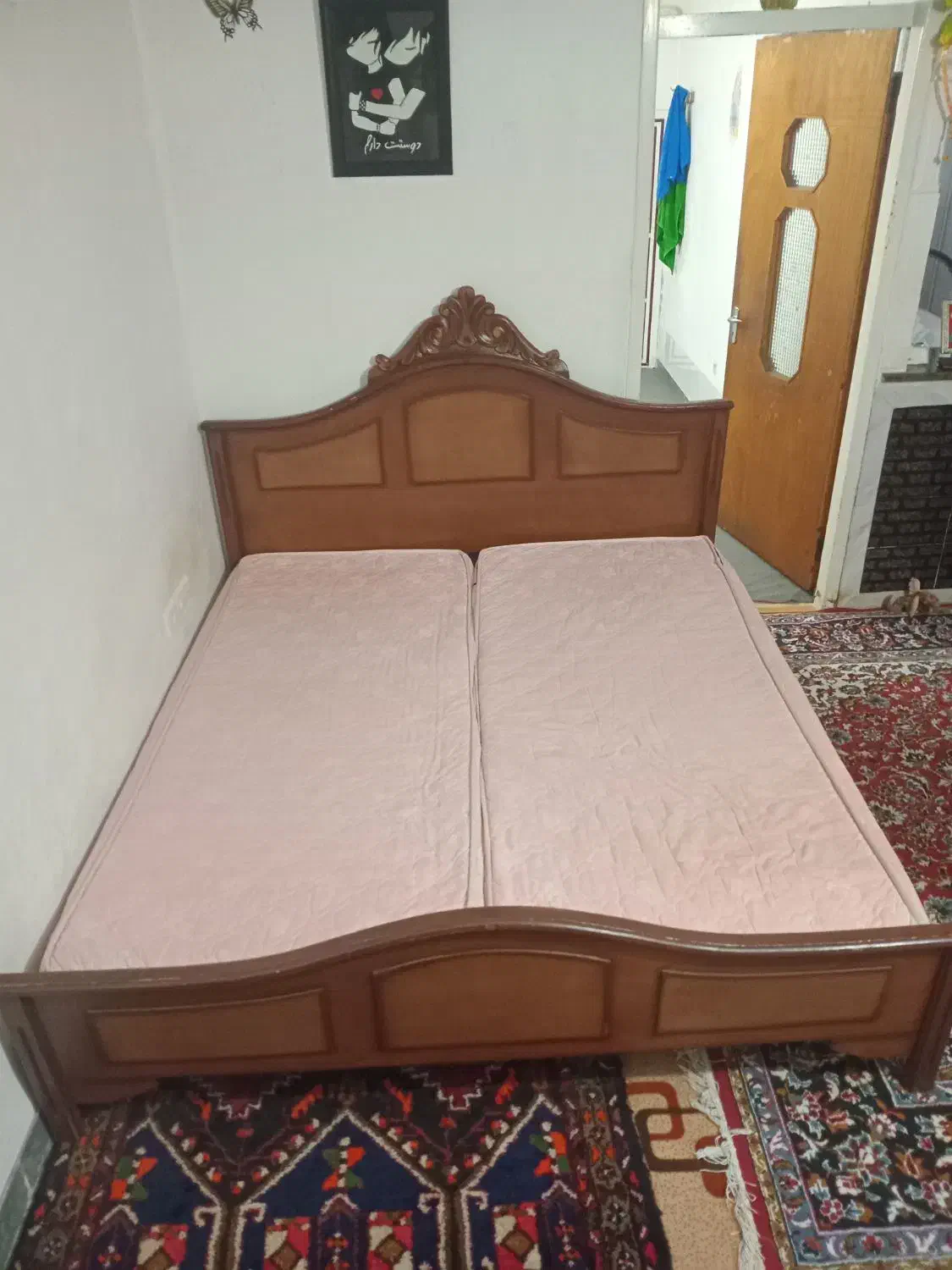 تختخواب دو نفره فروشی|تخت و سرویس خواب|تبریز, |دیوار