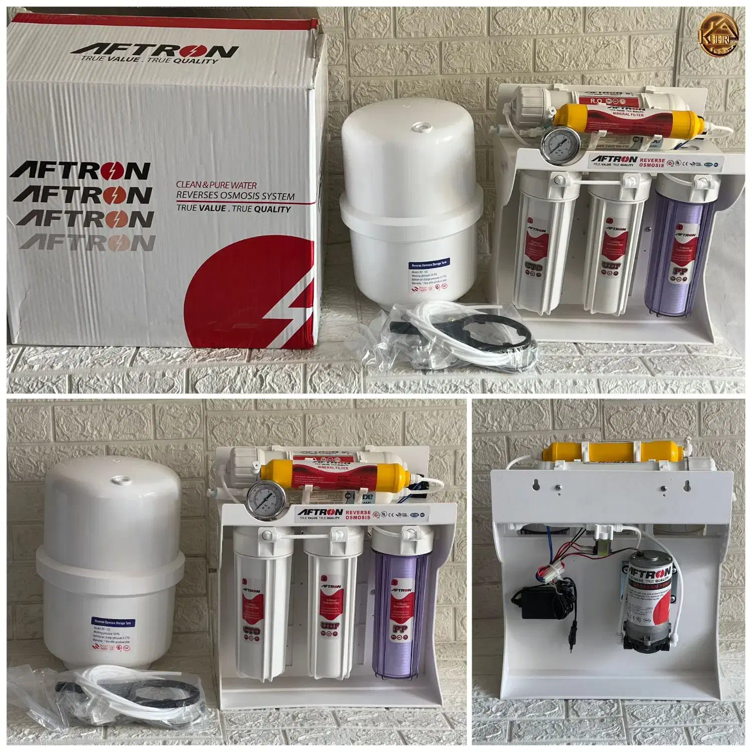 دستگاه تصفیه آب ۶ مرحله ۳ مرحله تایوانی وایرانی|آبسردکن و تصفیه آب|بروجرد, |دیوار