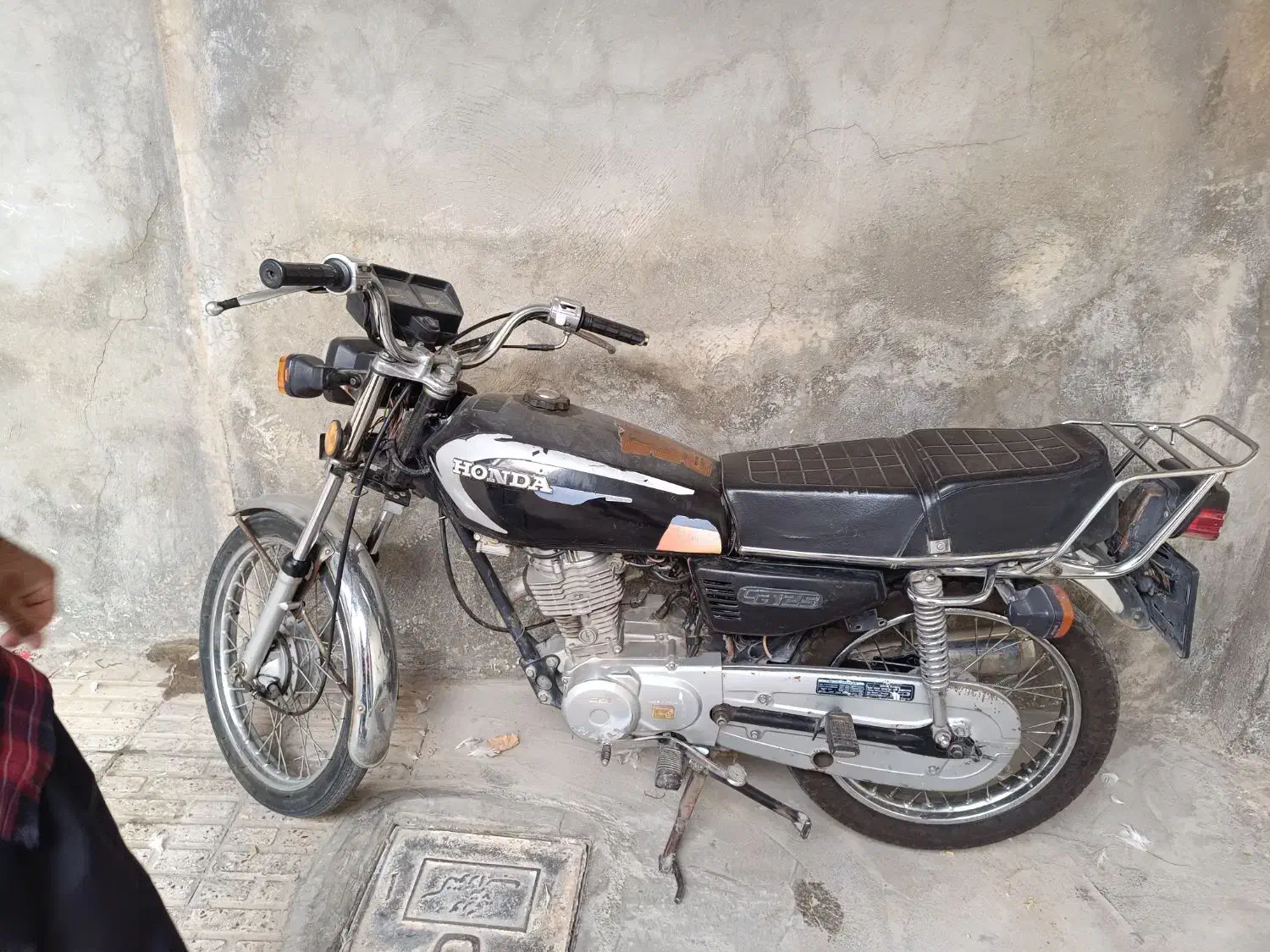 موتور هوندا پلاک ملی 93|موتورسیکلت|قروه, |دیوار