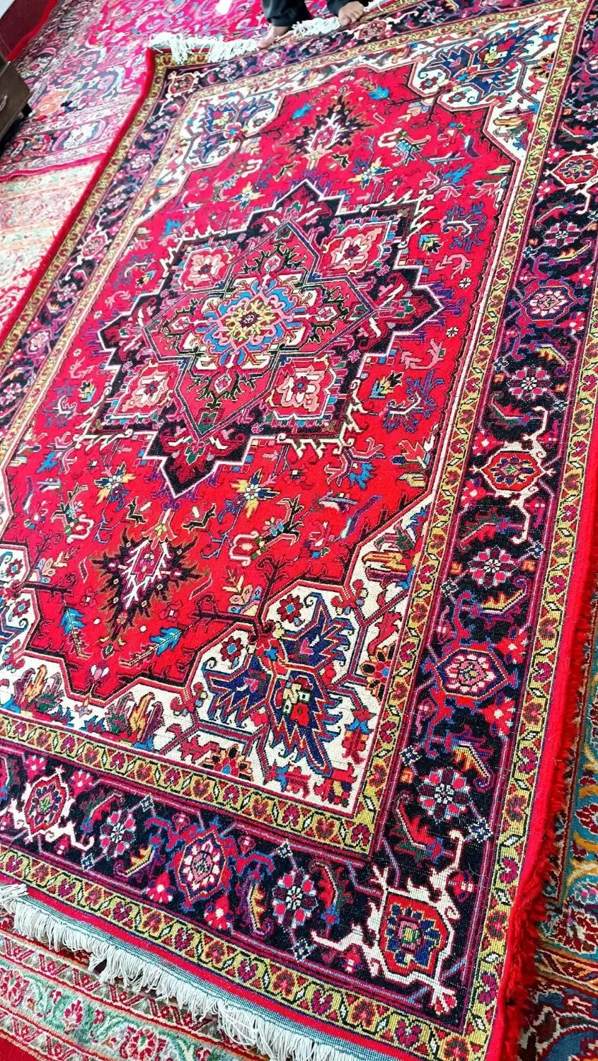 یک جفت فرش تاجری هریس|فرش|عجب شیر, |دیوار