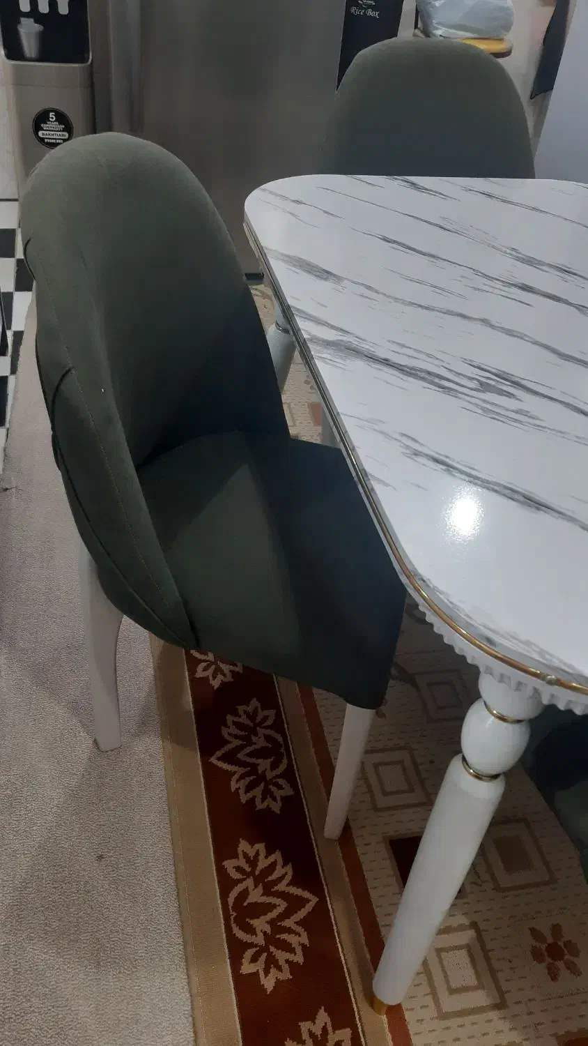 میز ناهار خوری|میز و صندلی غذاخوری|دوگنبدان, |دیوار