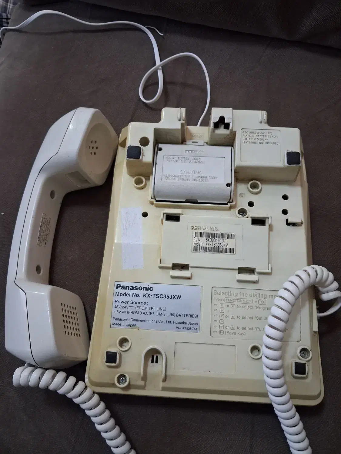 تلفن رومیزی پاناسونیک مدل ادونس|تلفن رومیزی|کرج, المهدی|دیوار