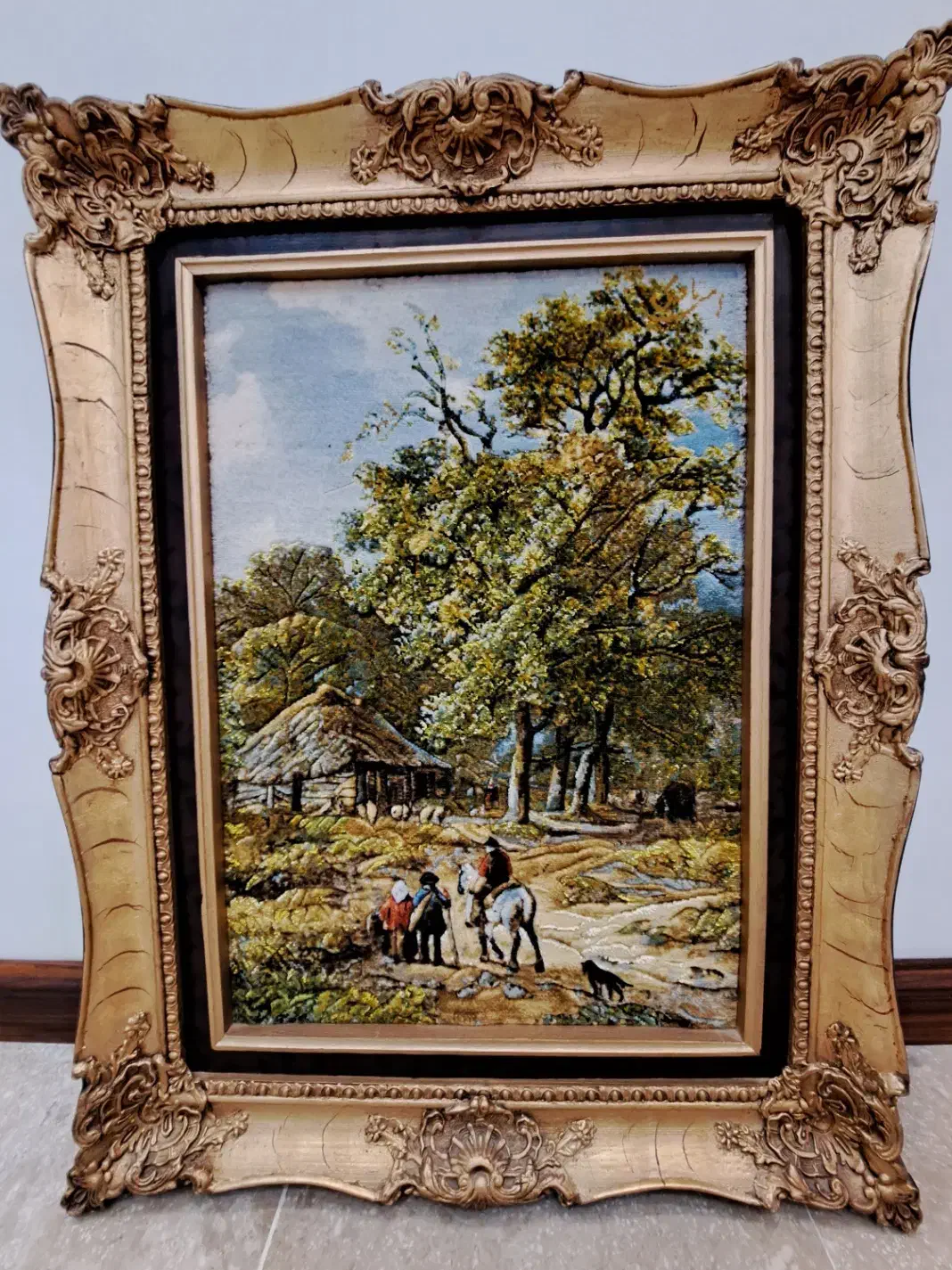 تابلو فرش دستبافت تبریز طرح خاص و کمیاب|تابلو فرش|تهران, هفت حوض|دیوار