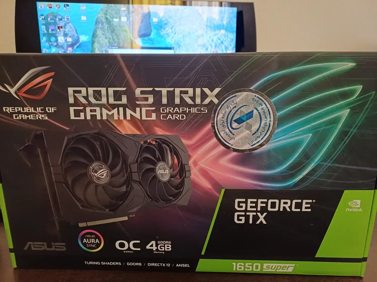 Asus rog strix 1650 4GB کارت گرافیک|قطعات و لوازم جانبی رایانه|تهران, آجودانیه|دیوار