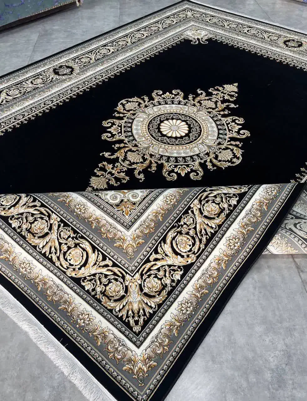 فرش کلاسیک 1200 شانه تراکم بالا خرید از تولیدی|فرش|کاشان, راوند|دیوار