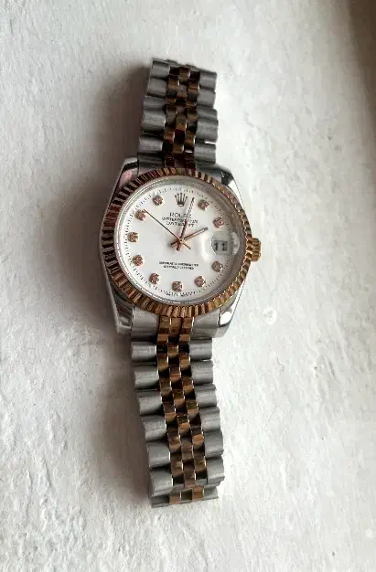 ساعت رولکس صفحه صدف، ضدآب اصل|ساعت|رشت, حمیدیان|دیوار