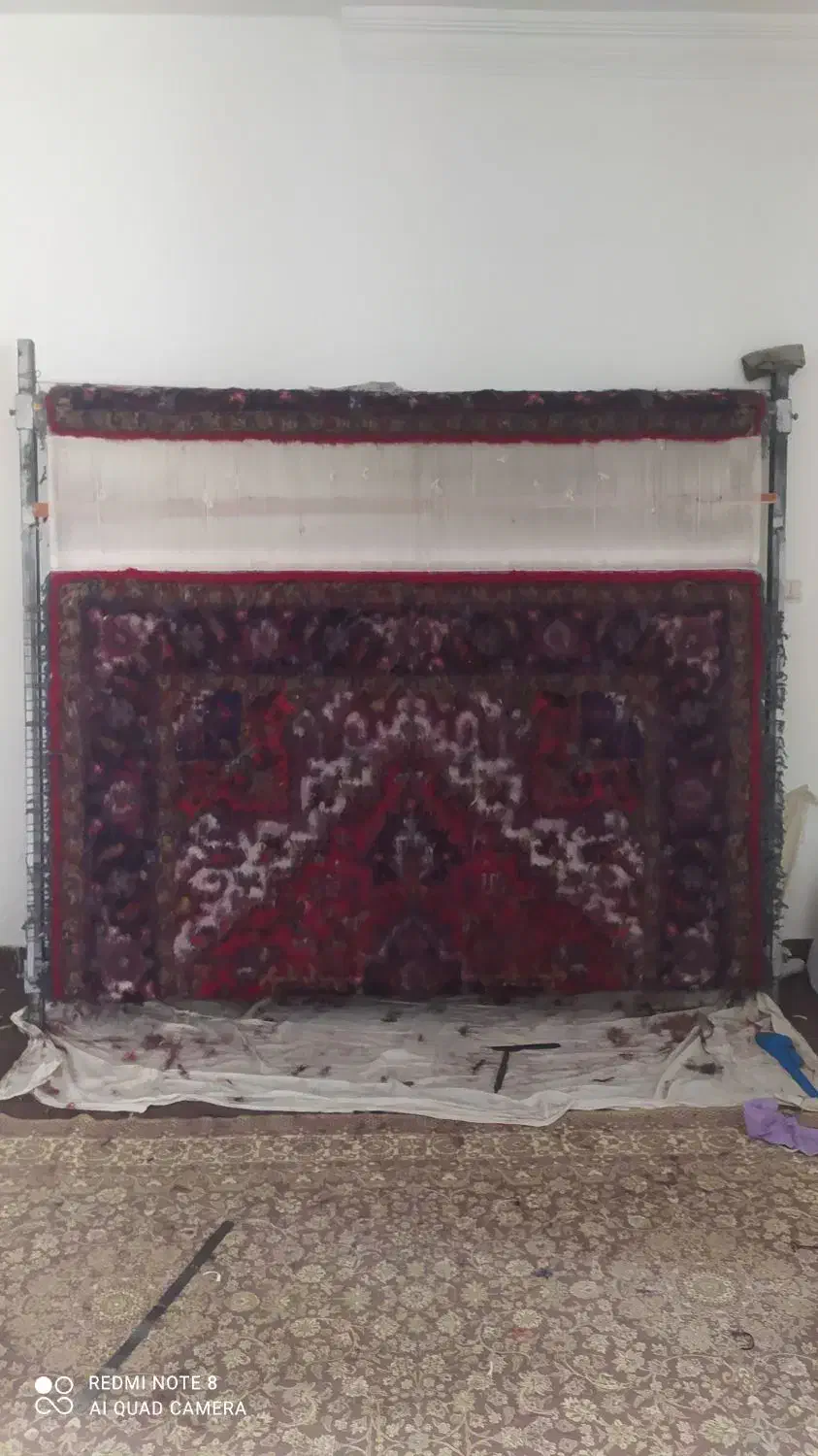 فروش یک جفت فرش دستبافت ۶متری هریس تاجری|فرش|مشگین شهر, |دیوار