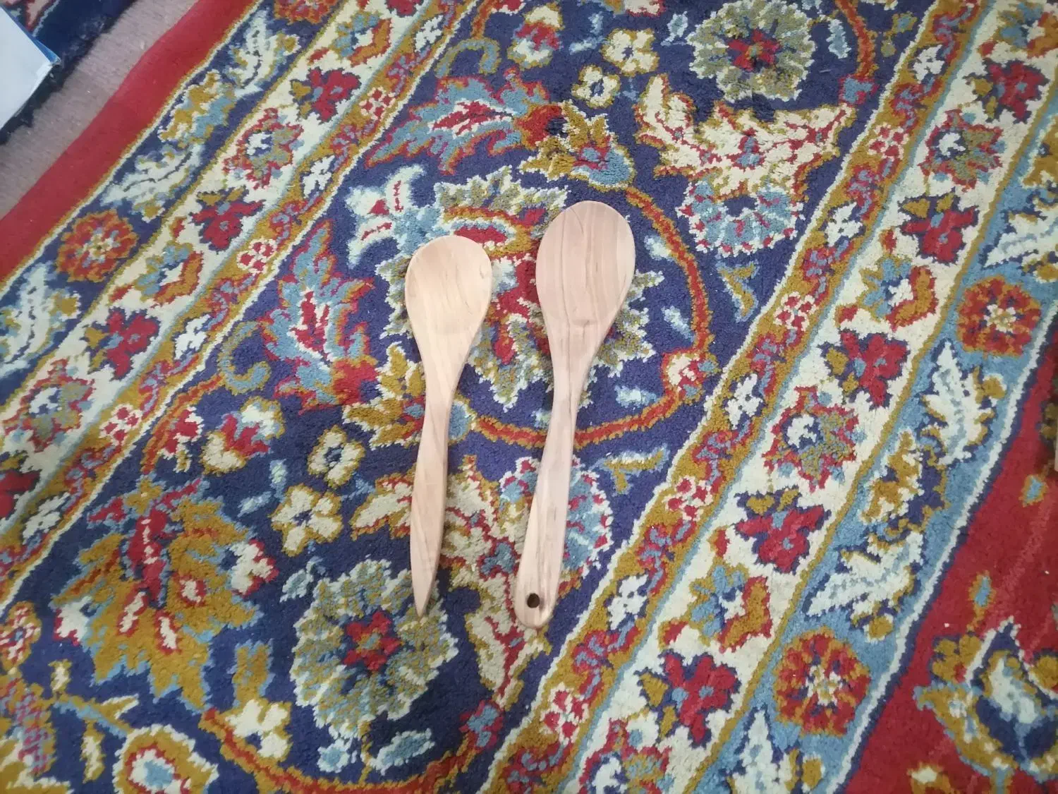 قاشق وکفگیر چوبی و کوسن|صنایع دستی و سایر لوازم تزئینی|بندر ترکمن, |دیوار