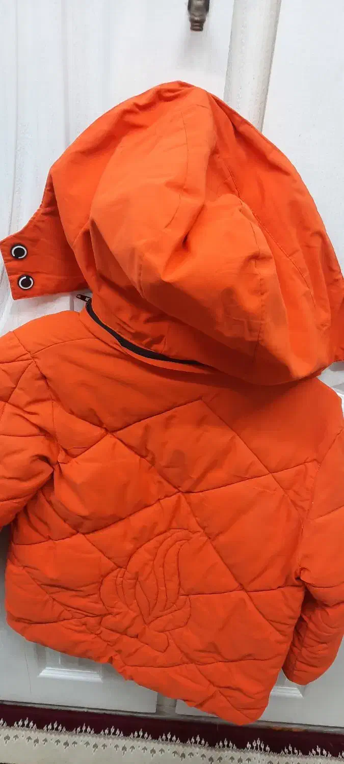 کاپشن نارنجی جنس خارجی|کفش و لباس بچه|آفتاب, |دیوار